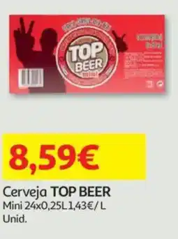 Auchan Cerveja TOP BEER promoção