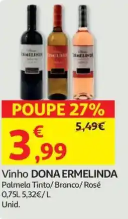 Auchan Vinho DONA ERMELINDA promoção