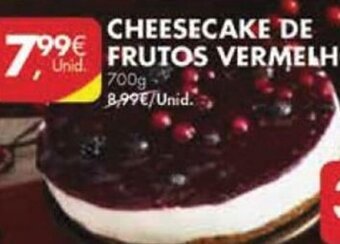 Pingo Doce Cheesecake de Frutos Vermelhos 700g promoção