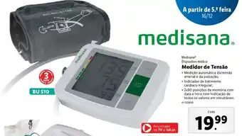Lidl Medisina Dispositivo Médico Médidor de Tensão promoção