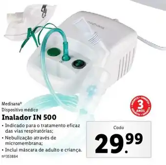 Lidl Medisina Dispositivo Médico Inalador IN 500 promoção
