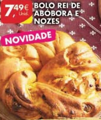 Pingo Doce Bolo Rei de Abóbora e Nozes promoção