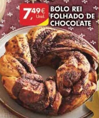 Pingo Doce Bolo Rei Folhado de Chocolate promoção
