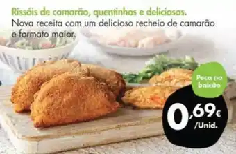 Pingo Doce Rissóis de Camarão, Quentihos e Deliciosos promoção