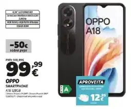 Radio Popular OPPO Smartphone A18 128GB promoção