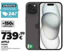 Radio Popular Apple Iphone 15 128GB promoção