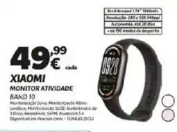 Radio Popular Xiaomi monitor atividade BAND 10 promoção