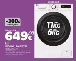 Radio Popular LG Maquina Lavar Secar promoção