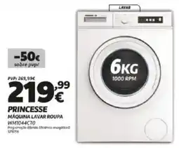 Radio Popular Princesse máquina lavar roupa promoção