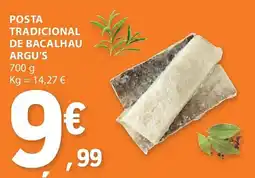 E.Leclerc Posta tradicional de bacalhau argu's promoção
