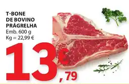 E.Leclerc T-bone de bovino prágrelha promoção