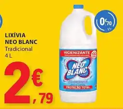 E.Leclerc Lixívia neo blanc tradicional promoção