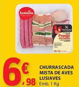 E.Leclerc Churrascada mista de aves lusiaves promoção