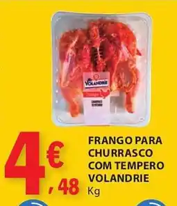 E.Leclerc Frango para churrasco com tempero volandrie promoção