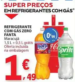 E.Leclerc Refrigerante com gás zero fanta promoção