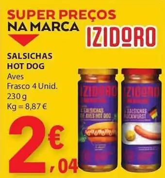 E.Leclerc Salsichas hot dog izidoro promoção
