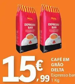 E.Leclerc Café em grão delta expresso bar promoção