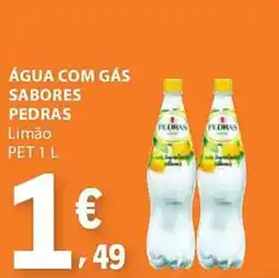 E.Leclerc Água com gás sabores pedras promoção