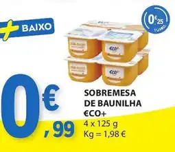 E.Leclerc Sobremesa de baunilha €co+ promoção