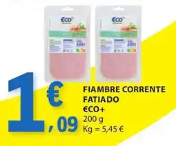 E.Leclerc Fiambre corrente fatiado €co+ promoção