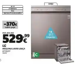 Radio Popular Lg máquina lavar louça DF355FP promoção