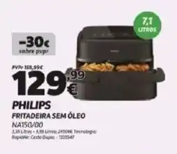 Radio Popular Philips fritadeira sem óleo NA150/00 promoção
