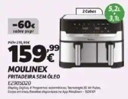 Radio Popular Moulinex fritadeira sem óleo promoção