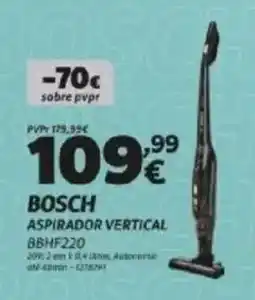 Radio Popular Bosch aspirador vertical BBHF220 promoção