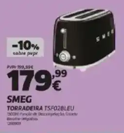 Radio Popular Smeg Torradeira TSF02BLEU promoção