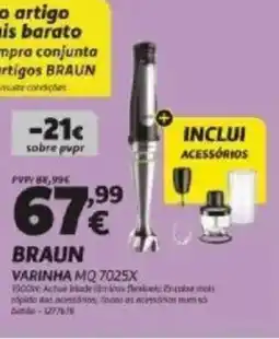 Radio Popular Braun varinha mq 7025x promoção
