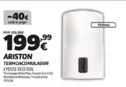 Radio Popular Ariston Termoacumulador promoção
