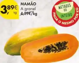 Pingo Doce Mamão a granel promoção