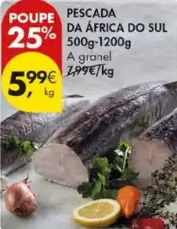 Pingo Doce Pescada da áfrica do sul promoção
