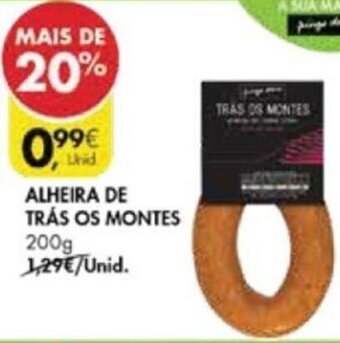 Pingo Doce Alheira de Trás Os Montes 200g promoção