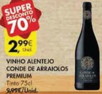Pingo Doce Vinho Alentejo Conde de Arraiolos Premium 75cl promoção
