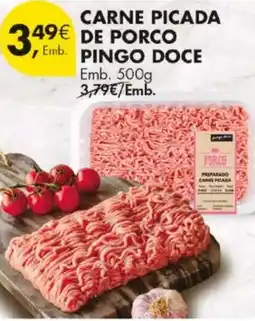 Pingo Doce Carne picada de porco pingo doce promoção