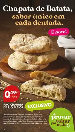 Pingo Doce Pão chabata de rio maior promoção
