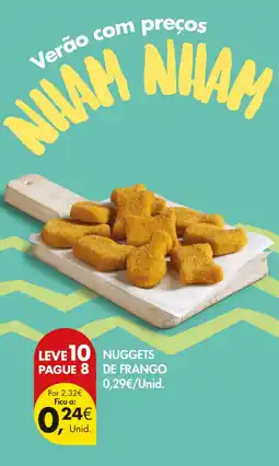 Pingo Doce Nuggets de frango promoção
