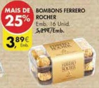 Pingo Doce Bombons Ferrero Rocher 16 Unid promoção