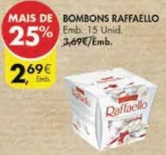 Bombons Raffaello 15 Unid