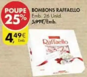 Pingo Doce Bombons Raffaello 26 Unid promoção