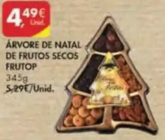 Pingo Doce Árvore de Natal de Frutos Secos Frutop 345g promoção