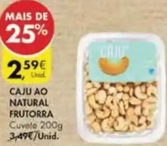 Pingo Doce Caju AO Natural Frutorra 200g promoção