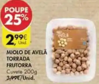Pingo Doce Miolo de Avelã Torrada Frutorra 200g promoção