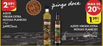 Pingo Doce Azeite Virgem Extra Nossas Planícies 75cl promoção