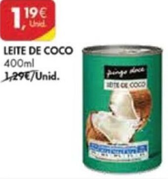 Pingo Doce Leite de Coco 400ml promoção