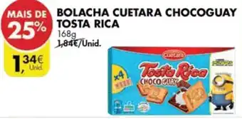 Pingo Doce Bolacha Cuetara Chocoguay Tosta Rica 168g promoção