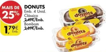 Pingo Doce Donuts Clássico 4 Unid promoção