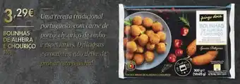 Pingo Doce Bolinhas de Alheira e Chouriço 300g promoção