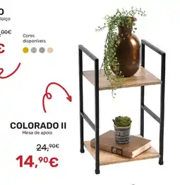 Homy Casa COLORADO II Mesa de apoio promoção